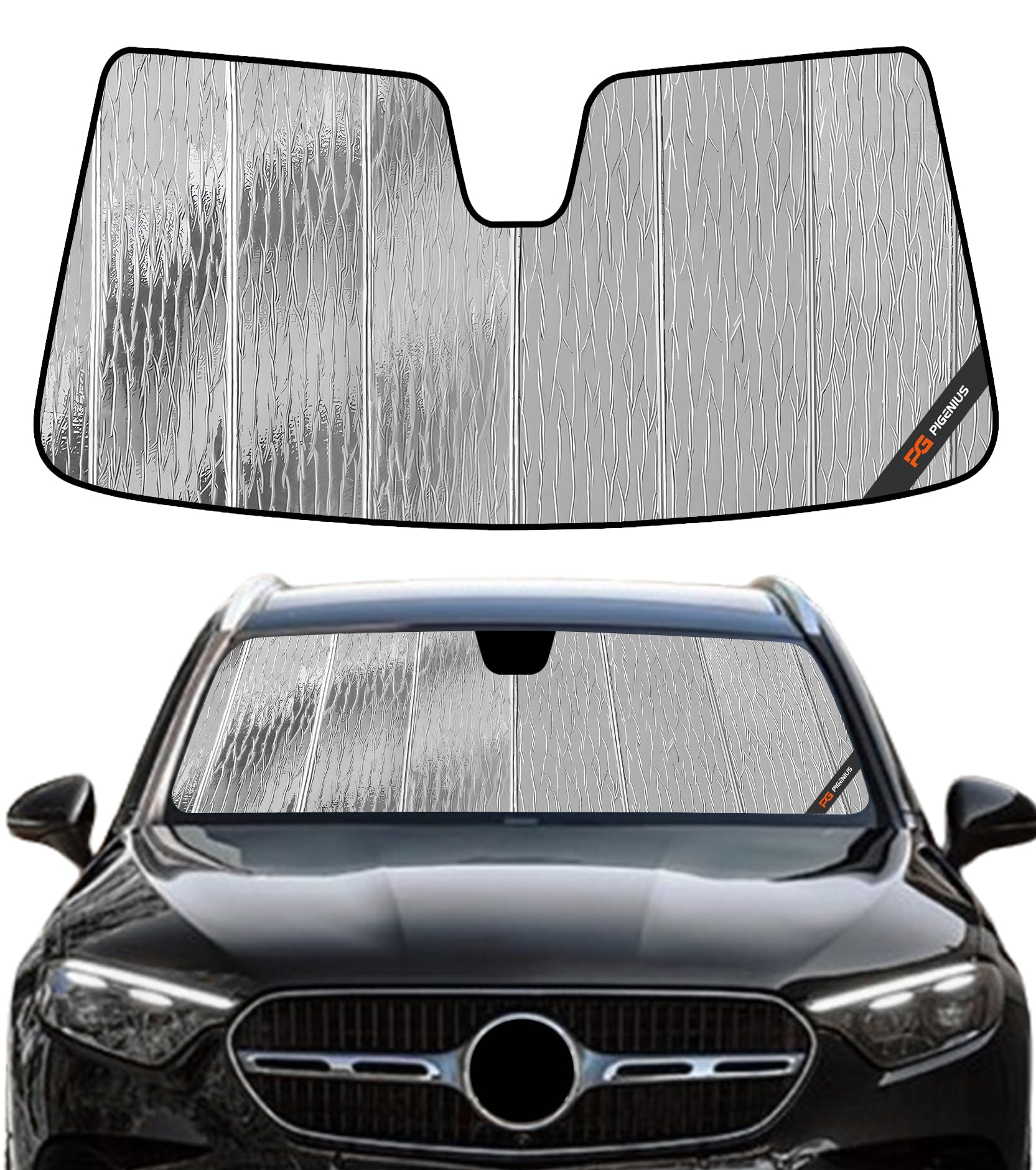 Mercedes-Benz プレミアムサンシェード GLE GLS Amazon.com: Pigenius Windshield Sunshade for Mercedes-Benz GLE/GLS